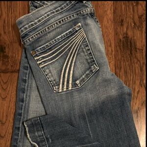 7FAMK Dojo Flare Jeans Size 27